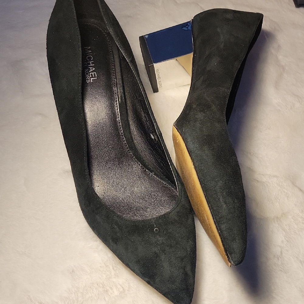 MICHAEL Kors 2" Mirrored Heels Size 8